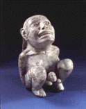 1. Tlazolteotl c. 1300-1521
Aztec goddess of earth, sex, childbirth; also a mother goddess